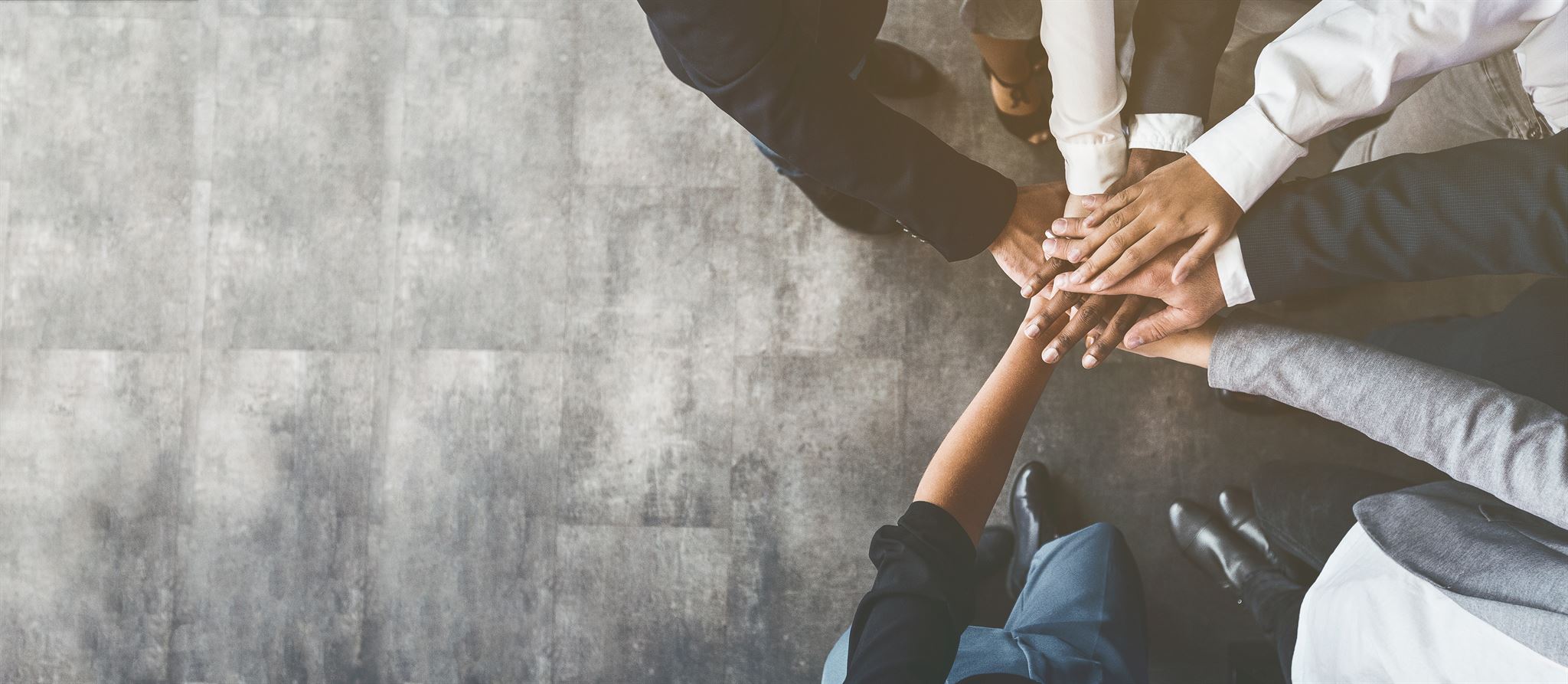 Group of diverse professionals collaborating