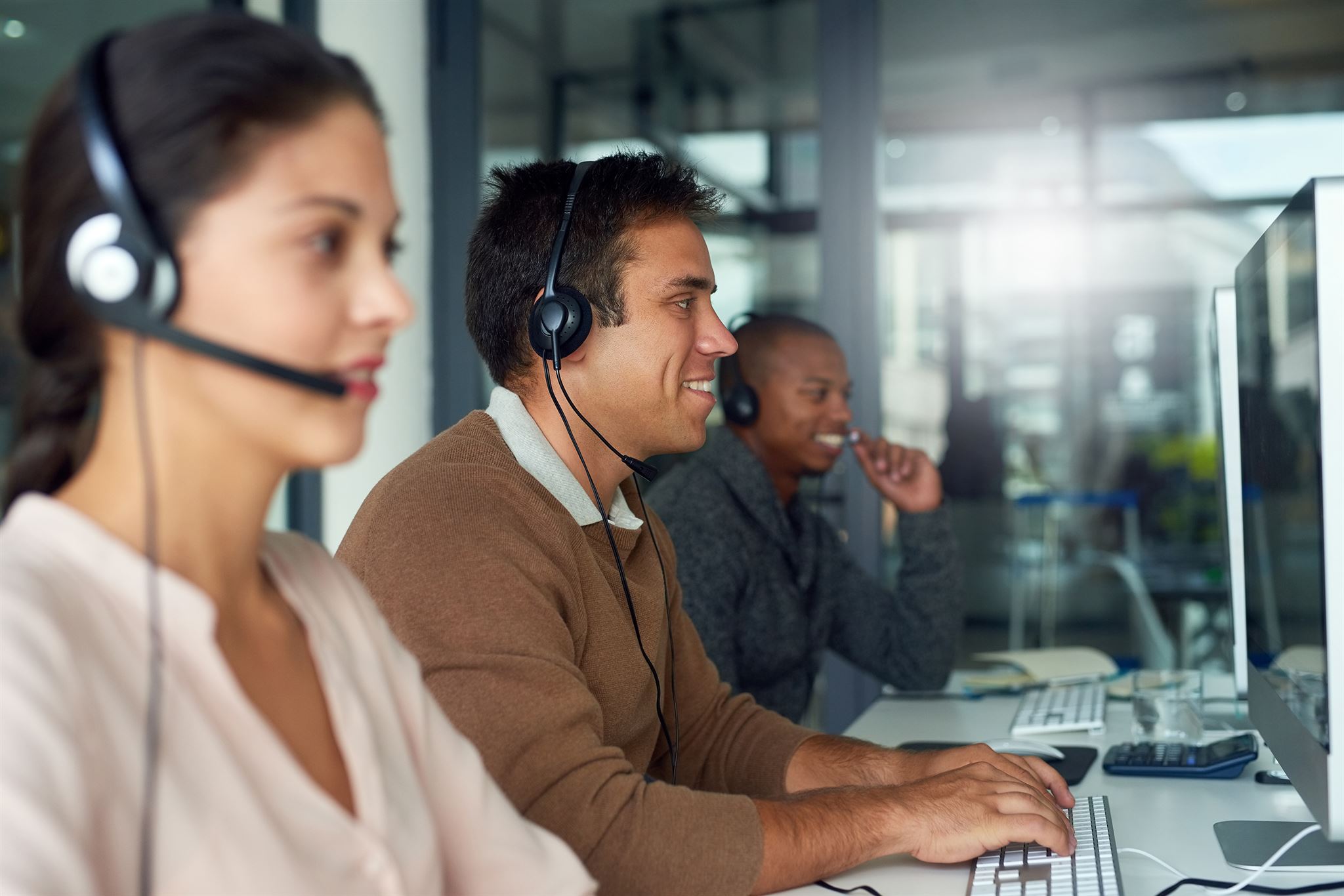 Friendly customer support representative