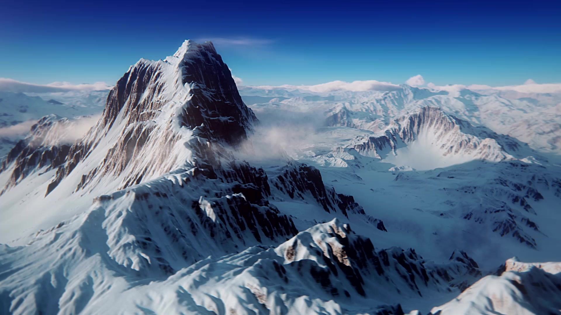 Scenic view of mountains